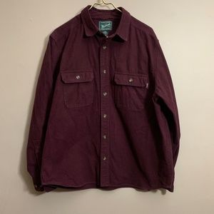 Woolrich burgundy long sleeve szXL